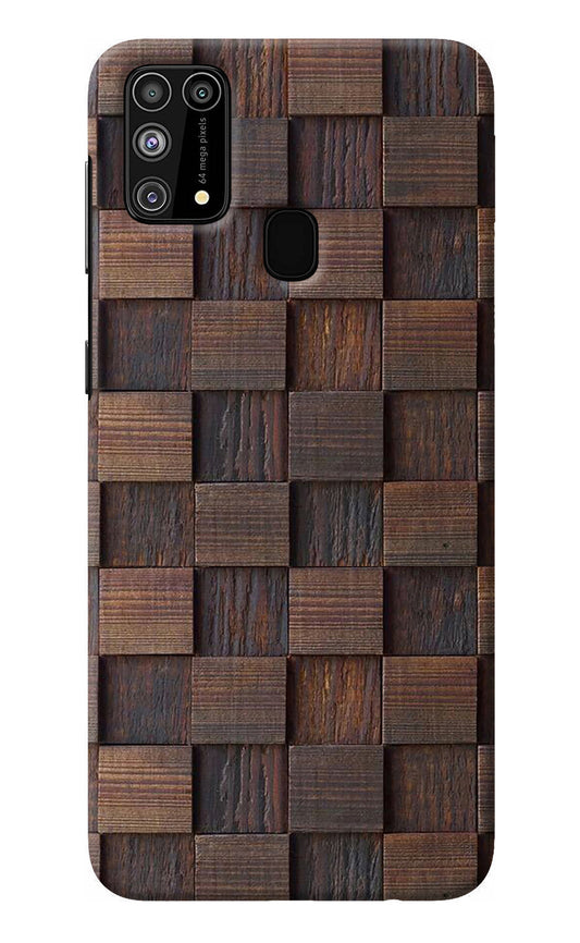 Wooden Cube Design Samsung M31/F41 Back Cover