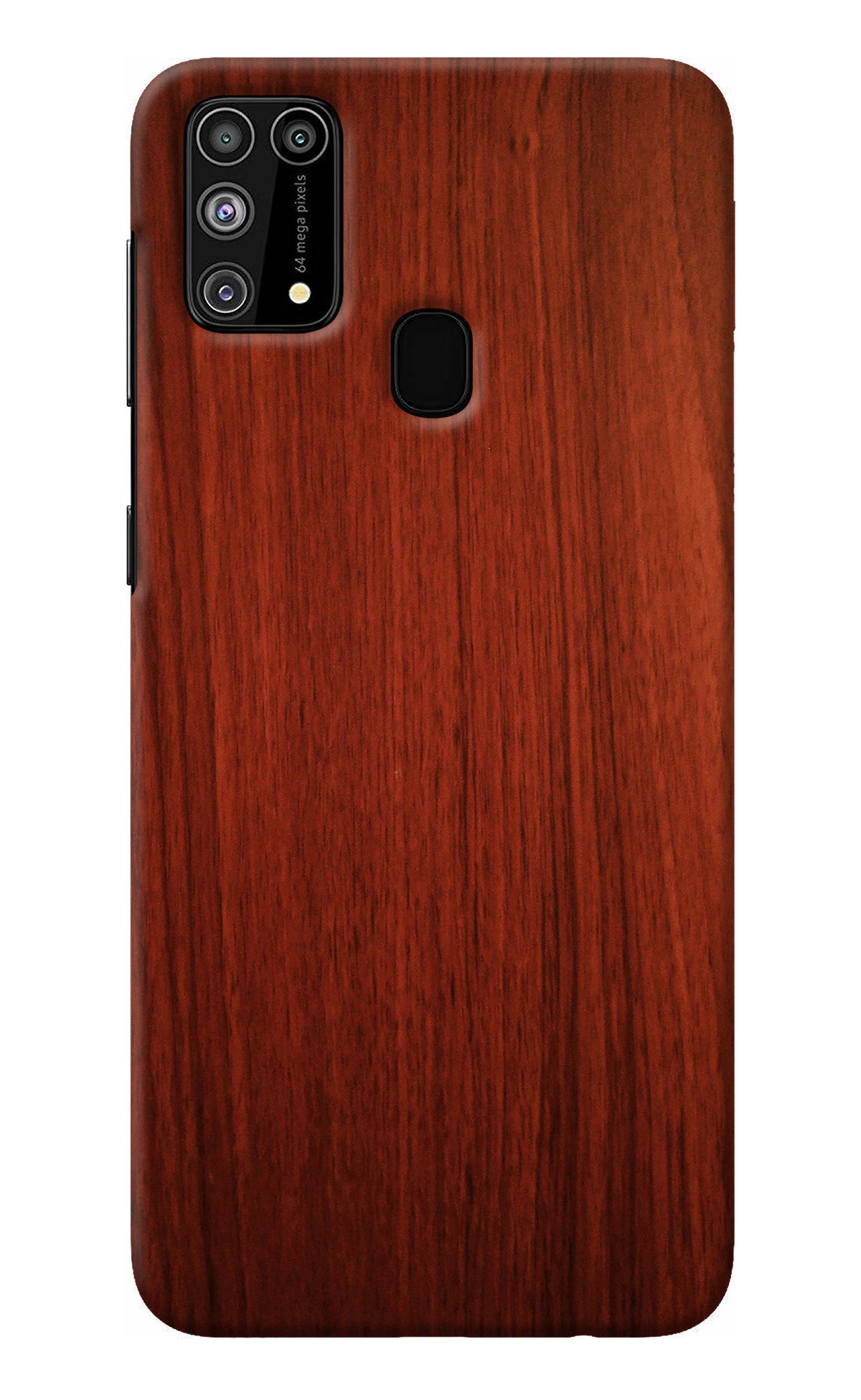 Wooden Plain Pattern Samsung M31/F41 Back Cover