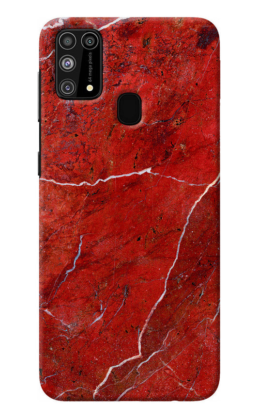 Red Marble Design Samsung M31/F41 Back Cover