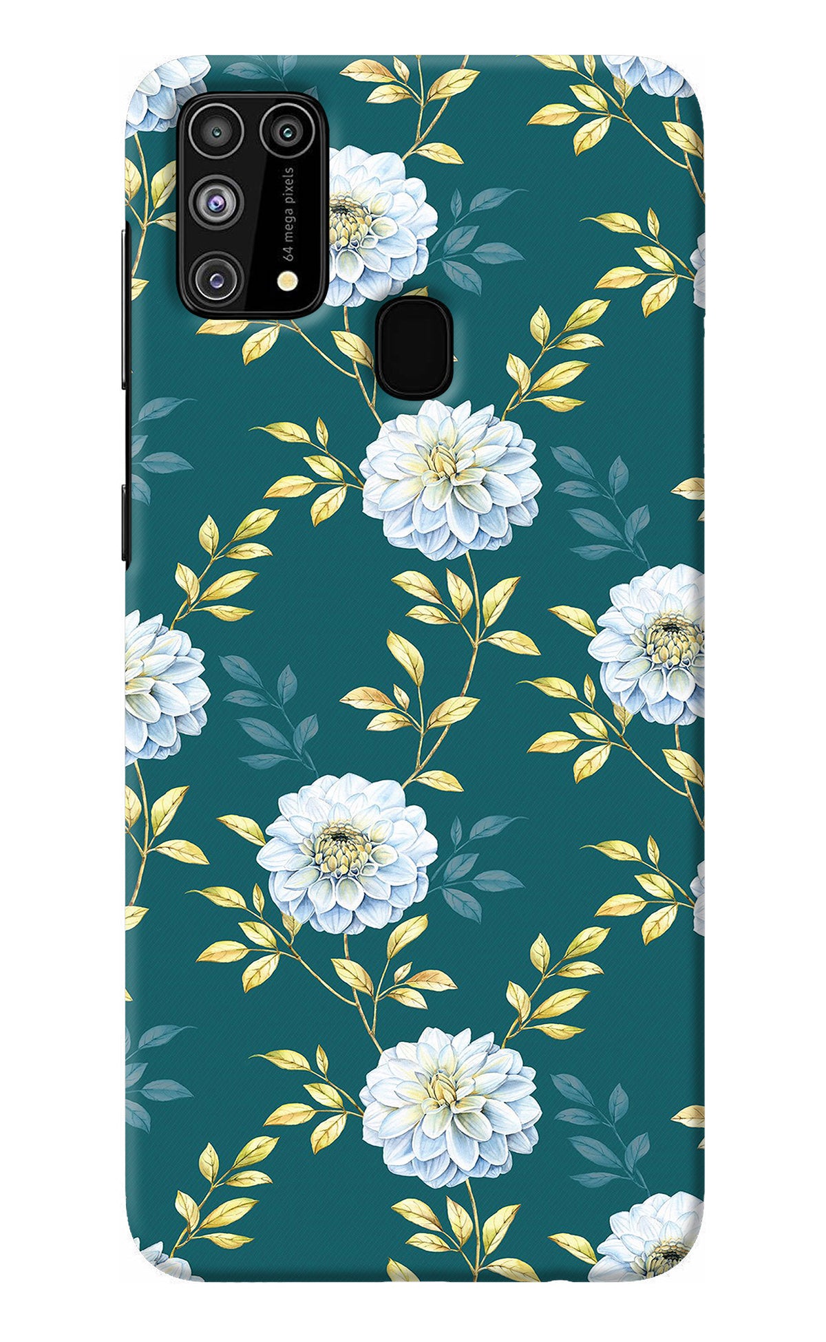 Flowers Samsung M31/F41 Back Cover