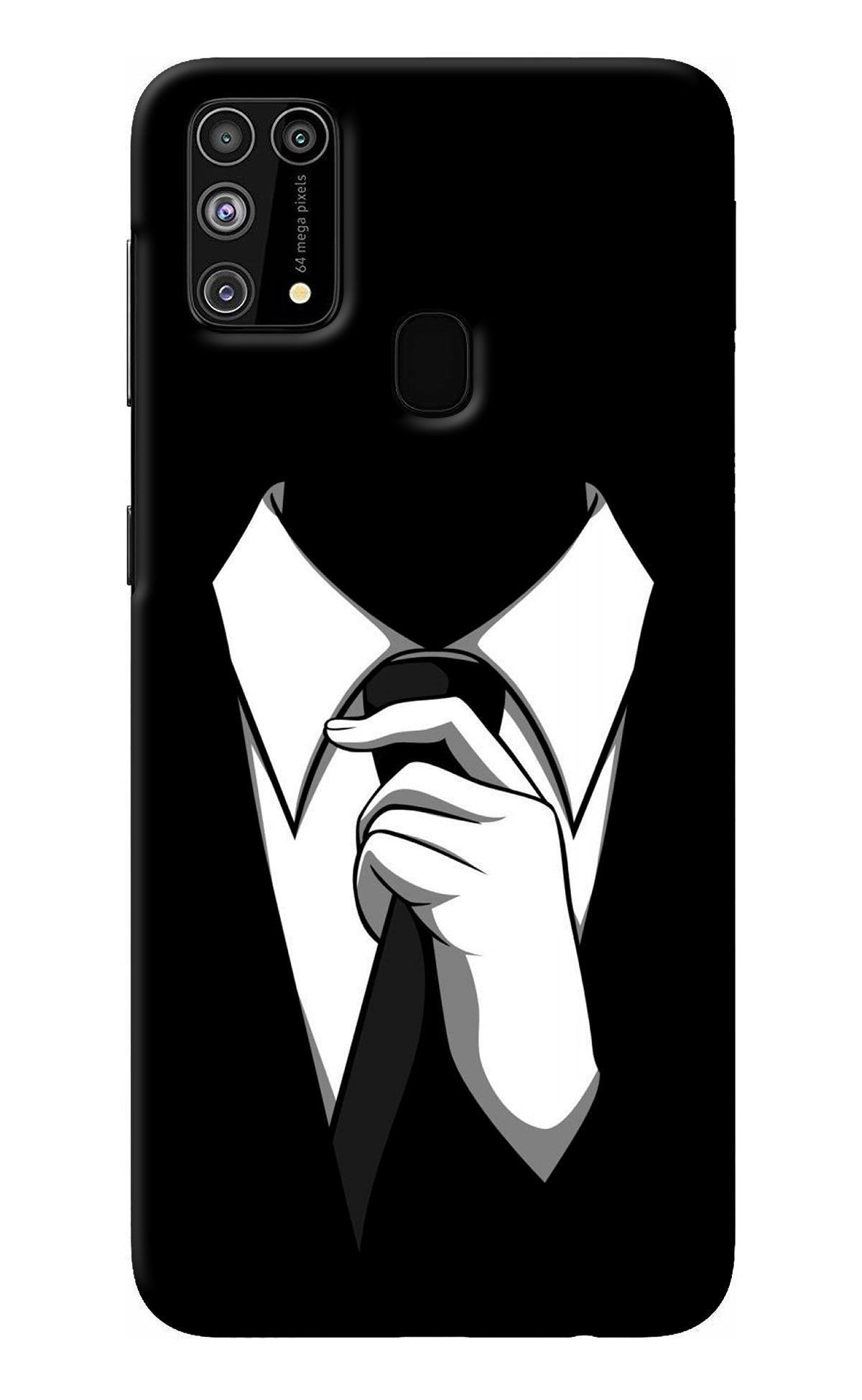 Black Tie Samsung M31/F41 Back Cover