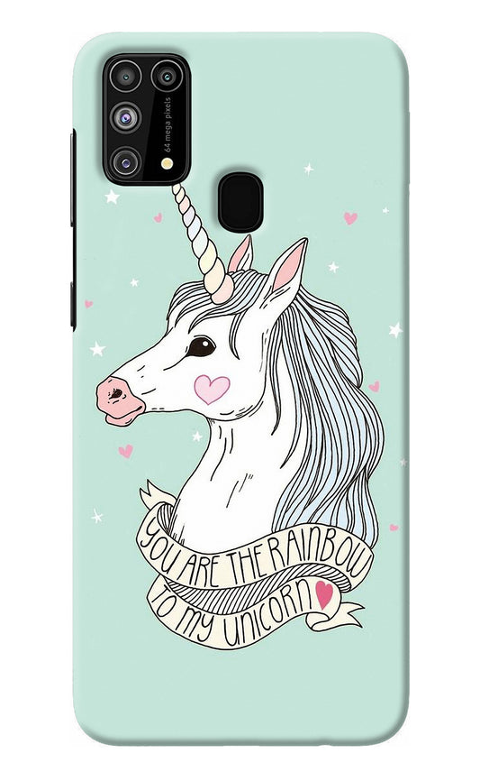 Unicorn Wallpaper Samsung M31/F41 Back Cover