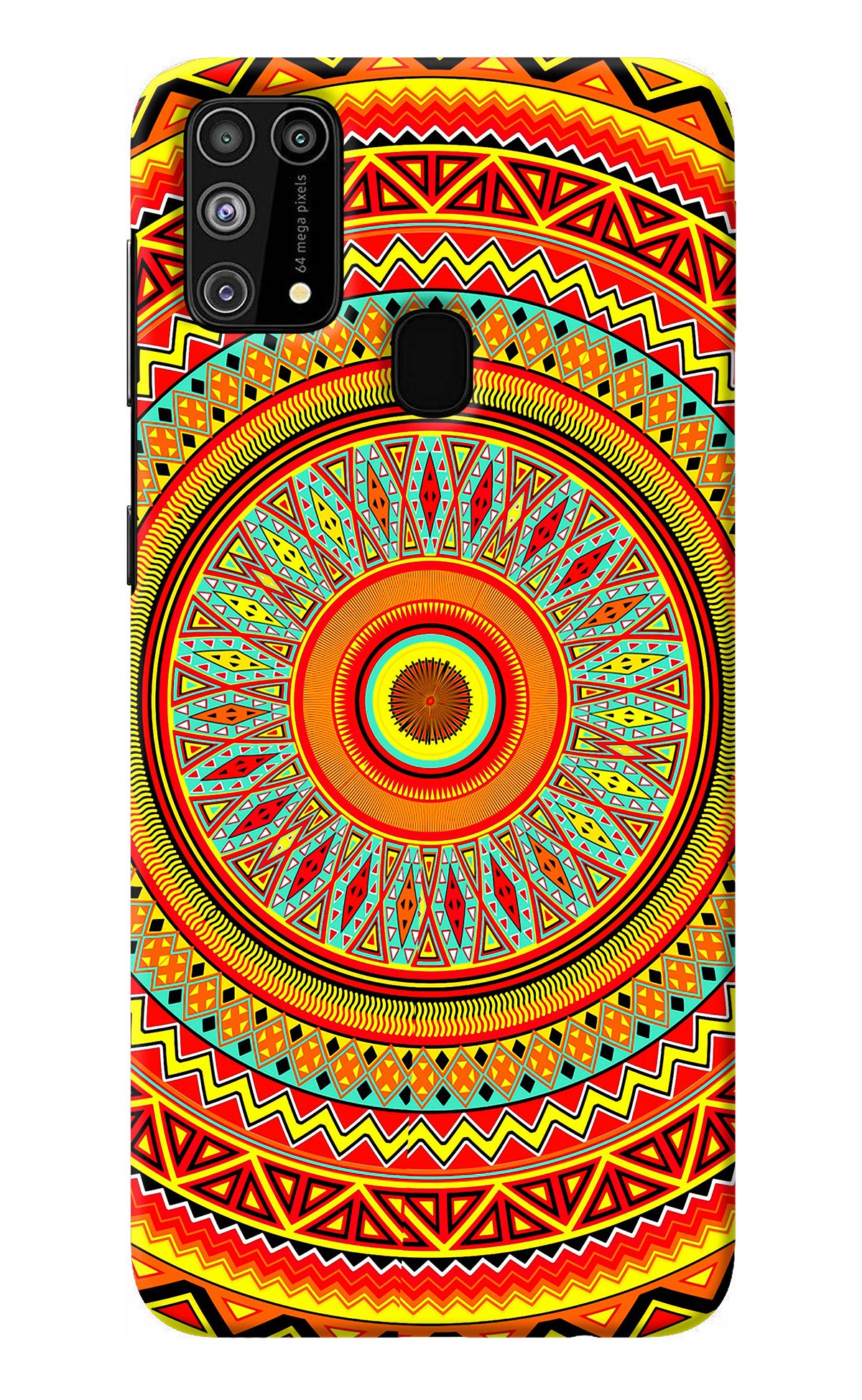 Mandala Pattern Samsung M31/F41 Back Cover