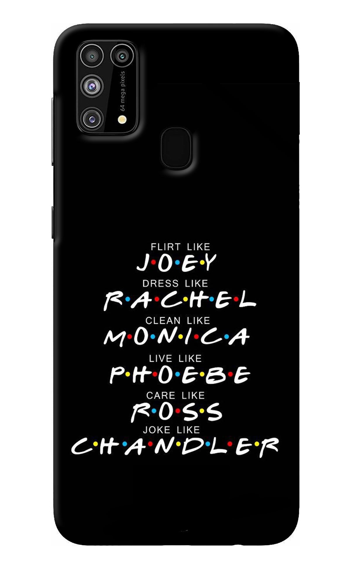 FRIENDS Character Samsung M31/F41 Back Cover