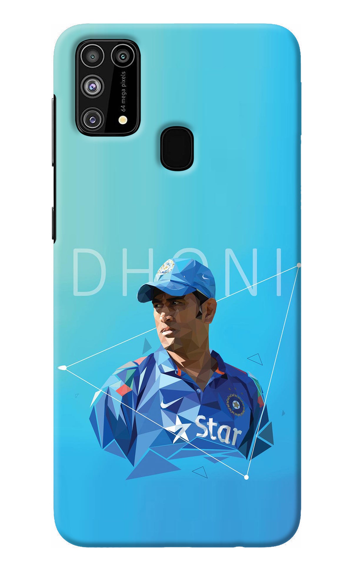 Dhoni Artwork Samsung M31/F41 Back Cover