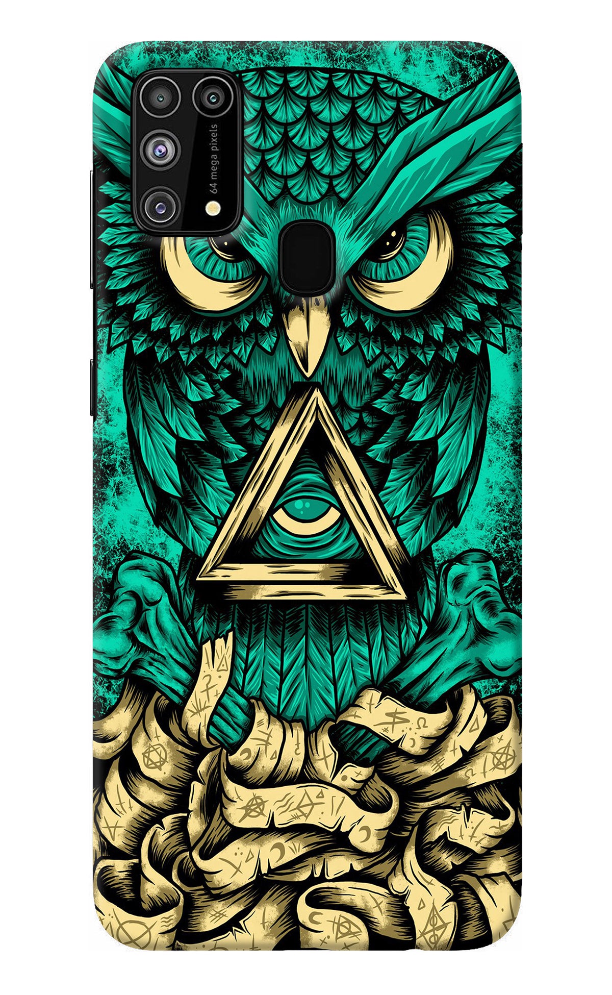 Green Owl Samsung M31/F41 Back Cover