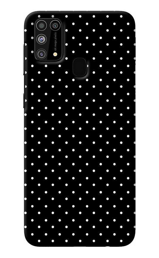 White Dots Samsung M31/F41 Back Cover