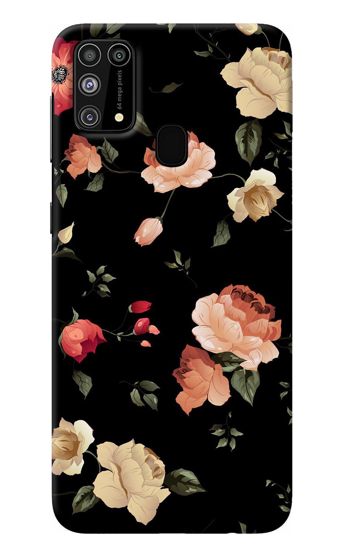 Flowers Samsung M31/F41 Back Cover