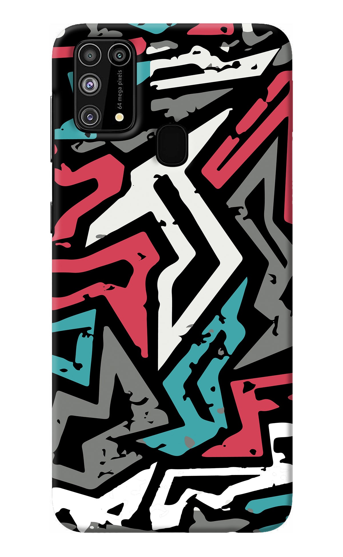 Geometric Graffiti Samsung M31/F41 Back Cover