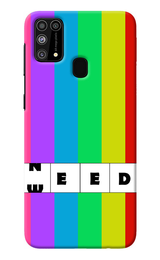 Need Weed Samsung M31/F41 Back Cover