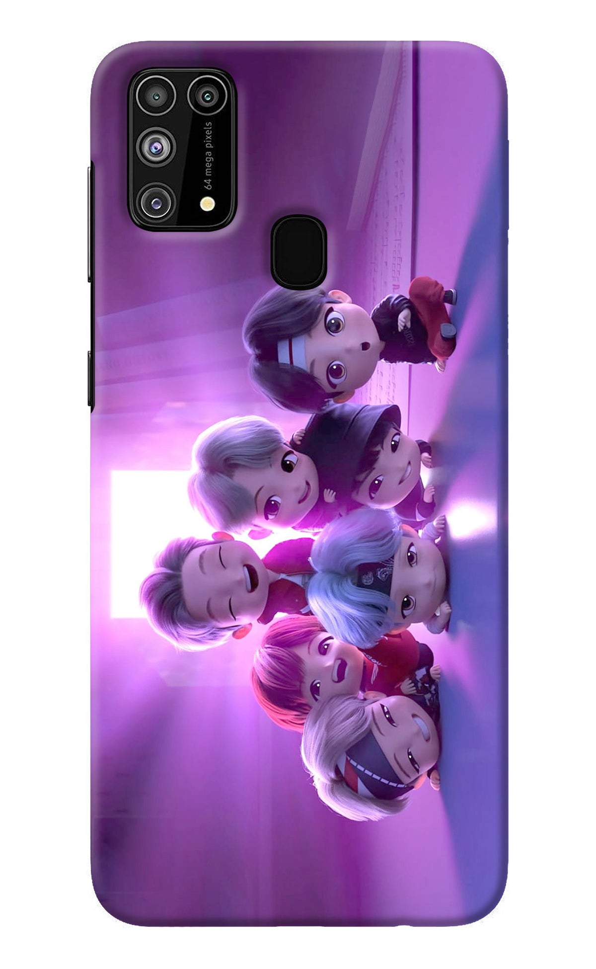 BTS Chibi Samsung M31/F41 Back Cover