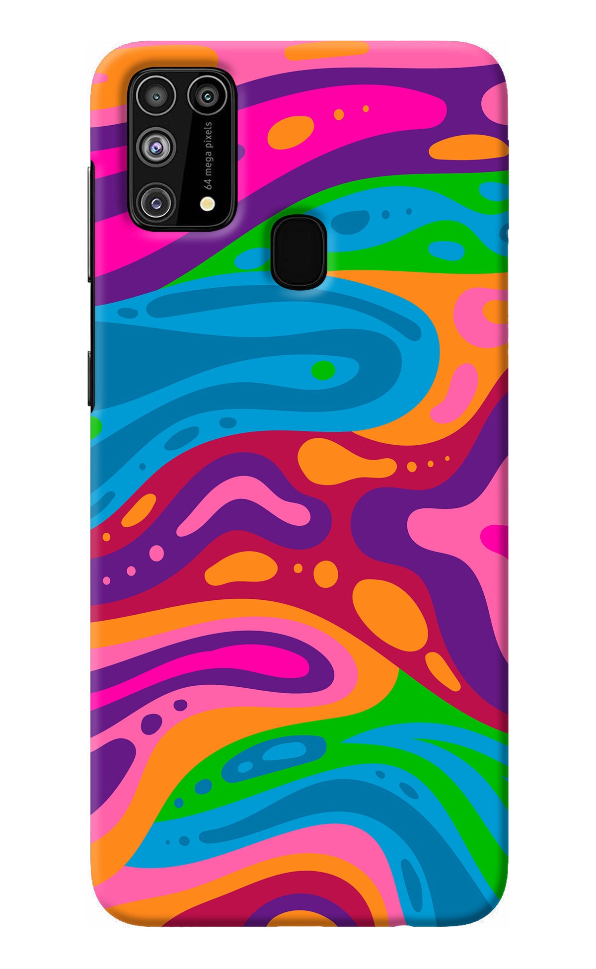 Trippy Pattern Samsung M31/F41 Back Cover