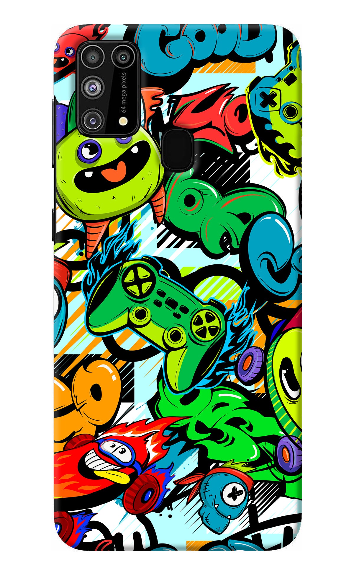 Game Doodle Samsung M31/F41 Back Cover