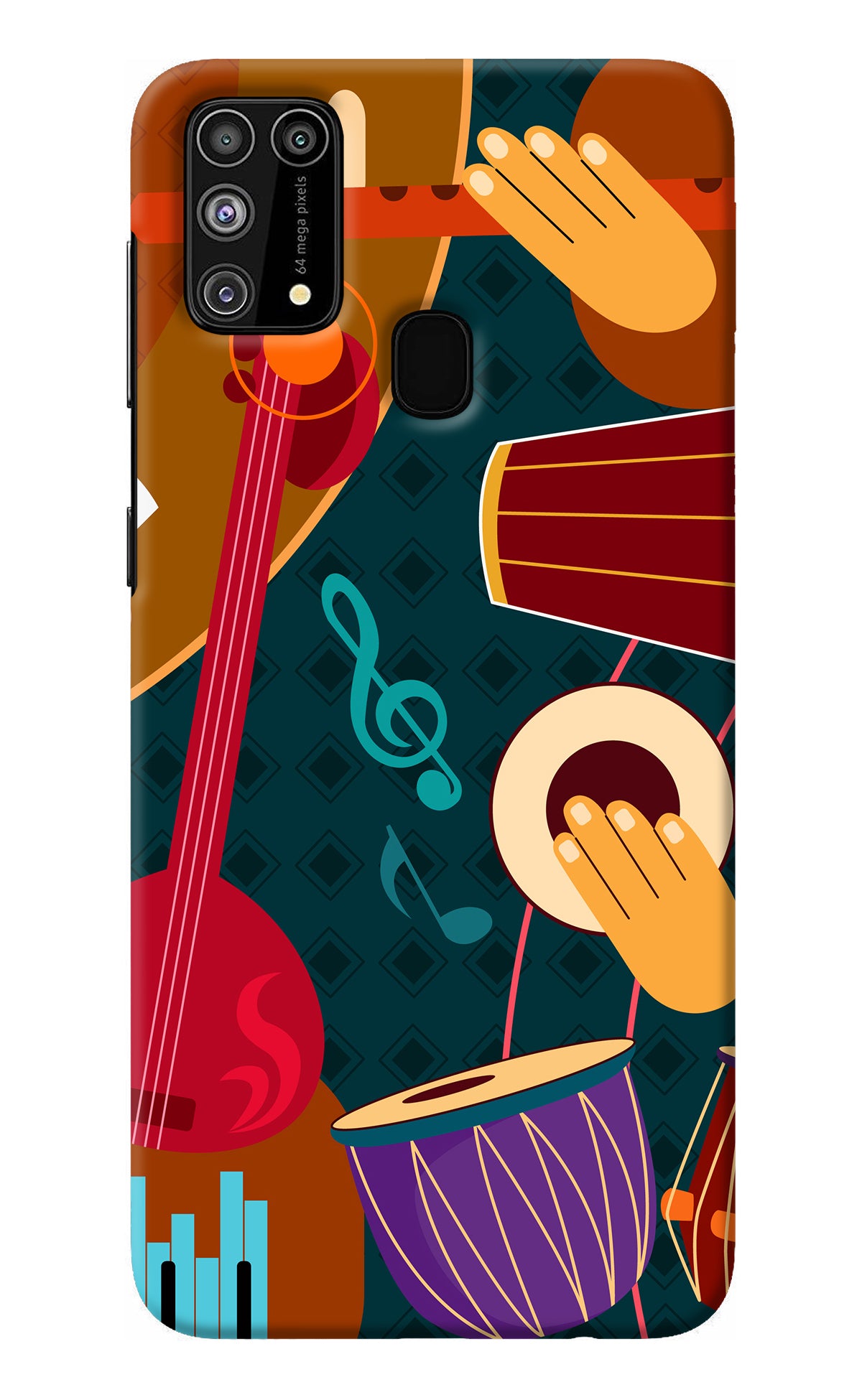Music Instrument Samsung M31/F41 Back Cover