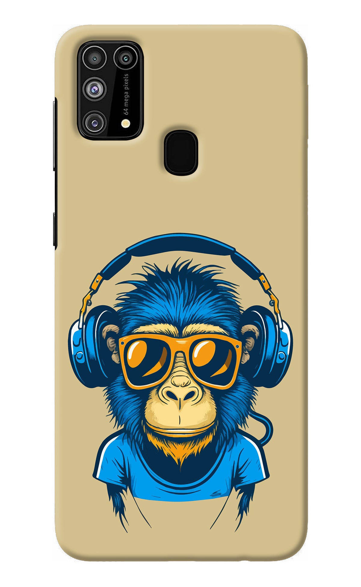 Monkey Headphone Samsung M31/F41 Back Cover