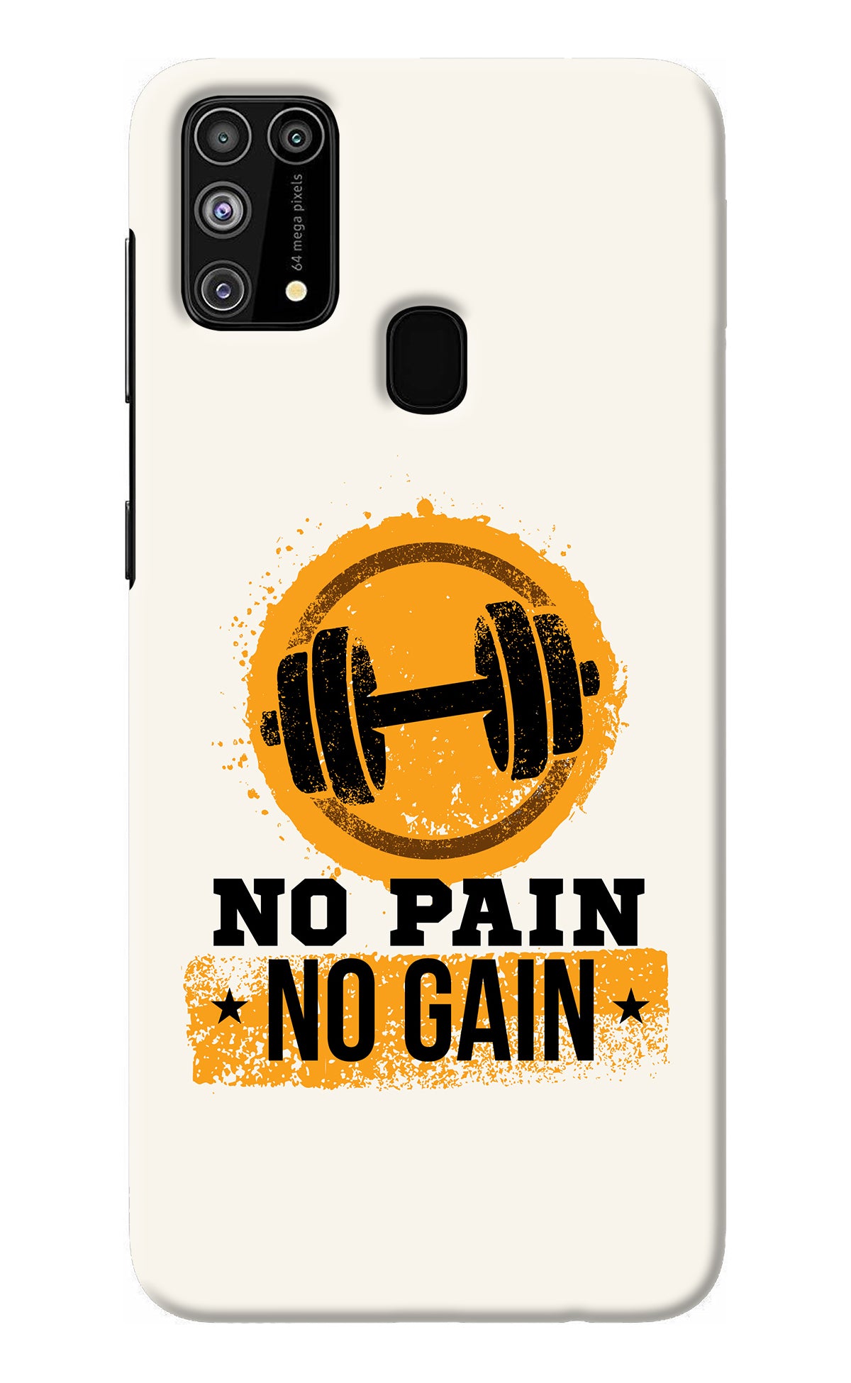 No Pain No Gain Samsung M31/F41 Back Cover