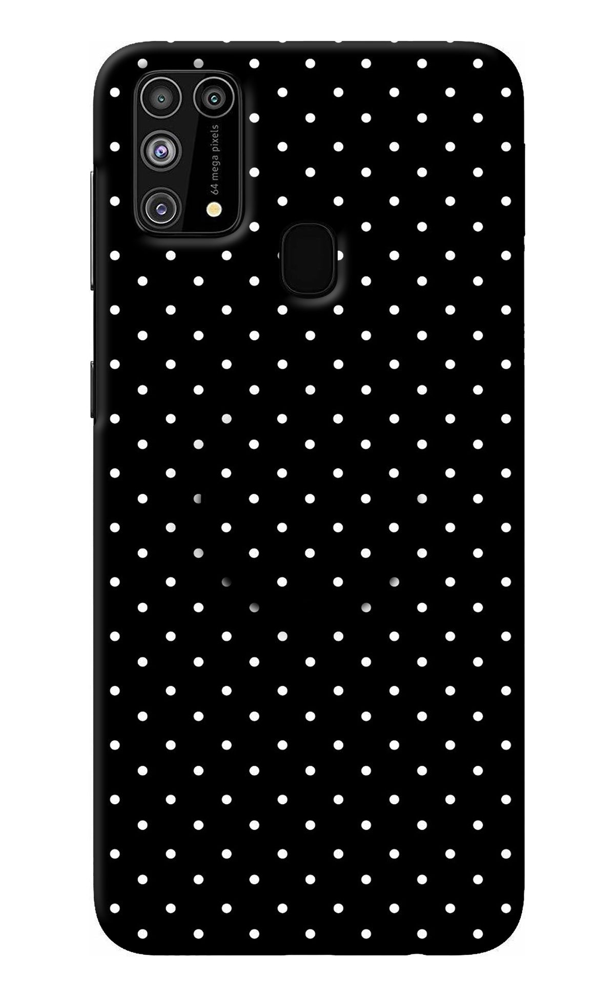 White Dots Samsung M31/F41 Pop Case