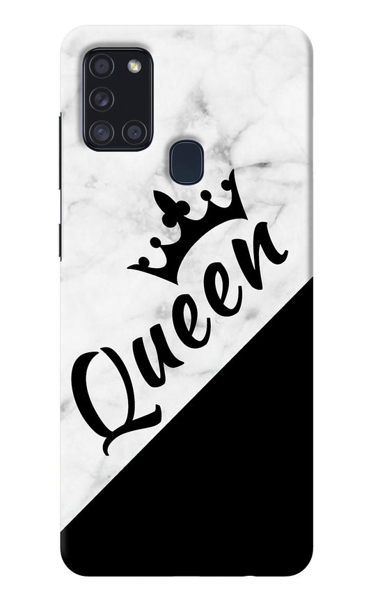 Queen Samsung A21s Back Cover