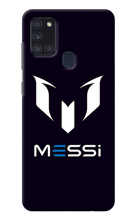 Messi Logo Samsung A21s Back Cover