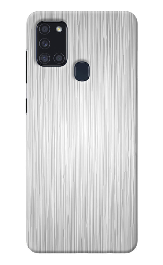 Wooden Grey Texture Samsung A21s Back Cover