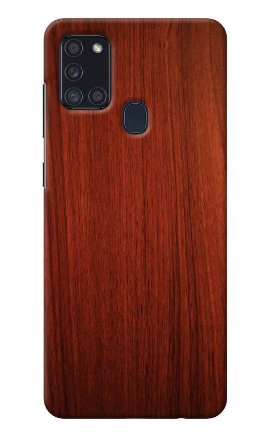 Wooden Plain Pattern Samsung A21s Back Cover