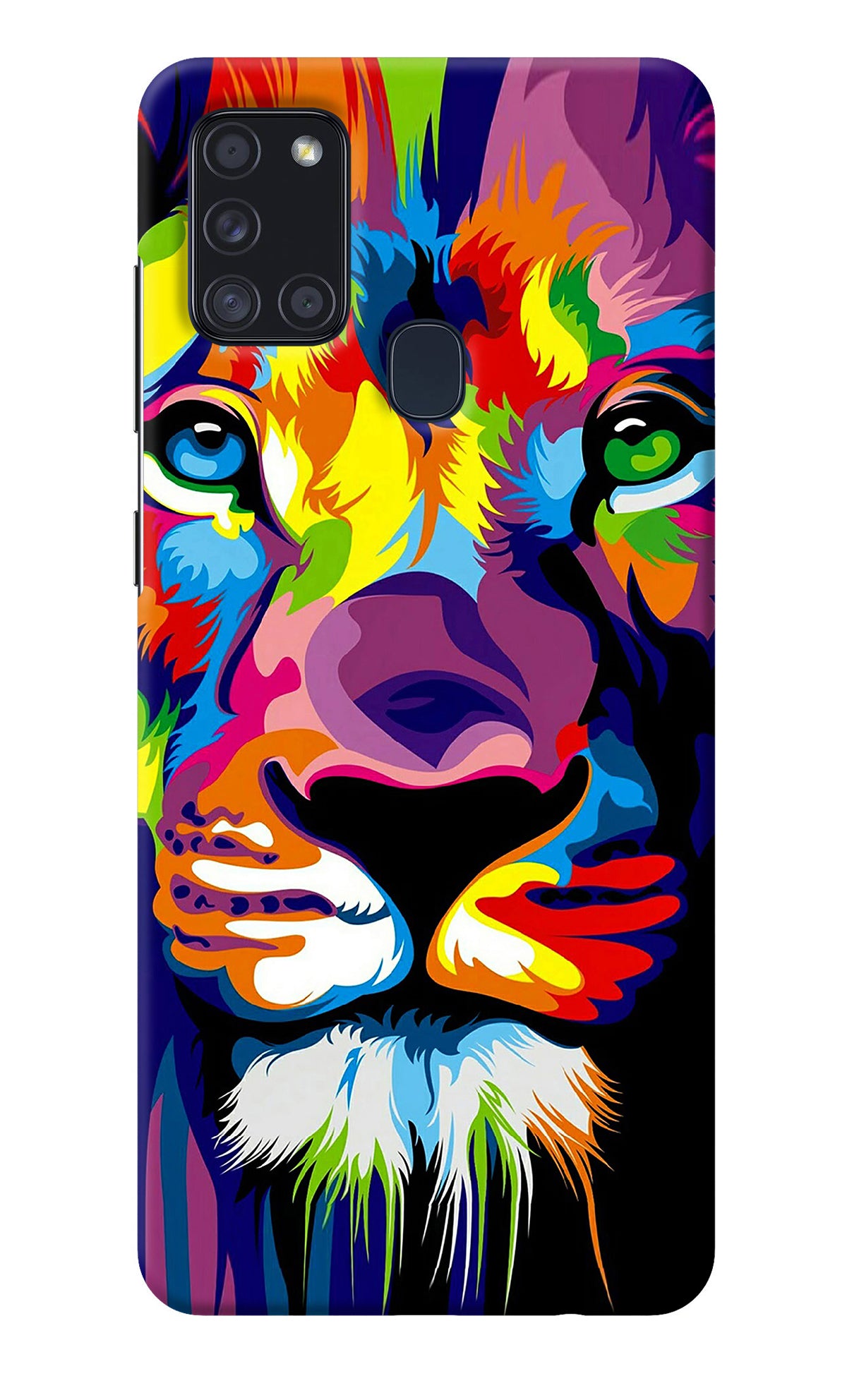 Lion Samsung A21s Back Cover