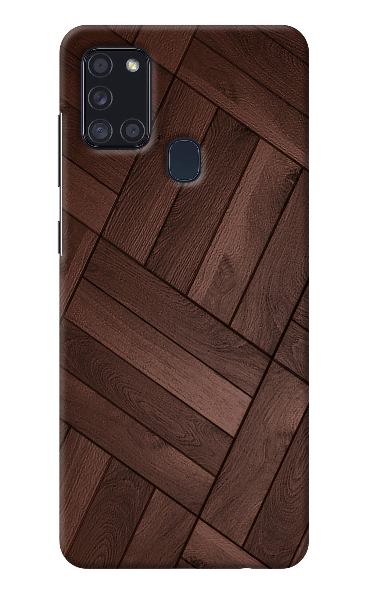 Wooden Texture Design Samsung A21s Back Cover