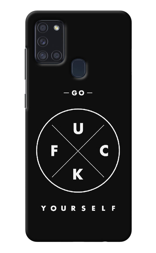 Go Fuck Yourself Samsung A21s Back Cover