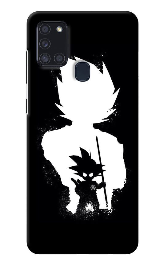 Goku Shadow Samsung A21s Back Cover