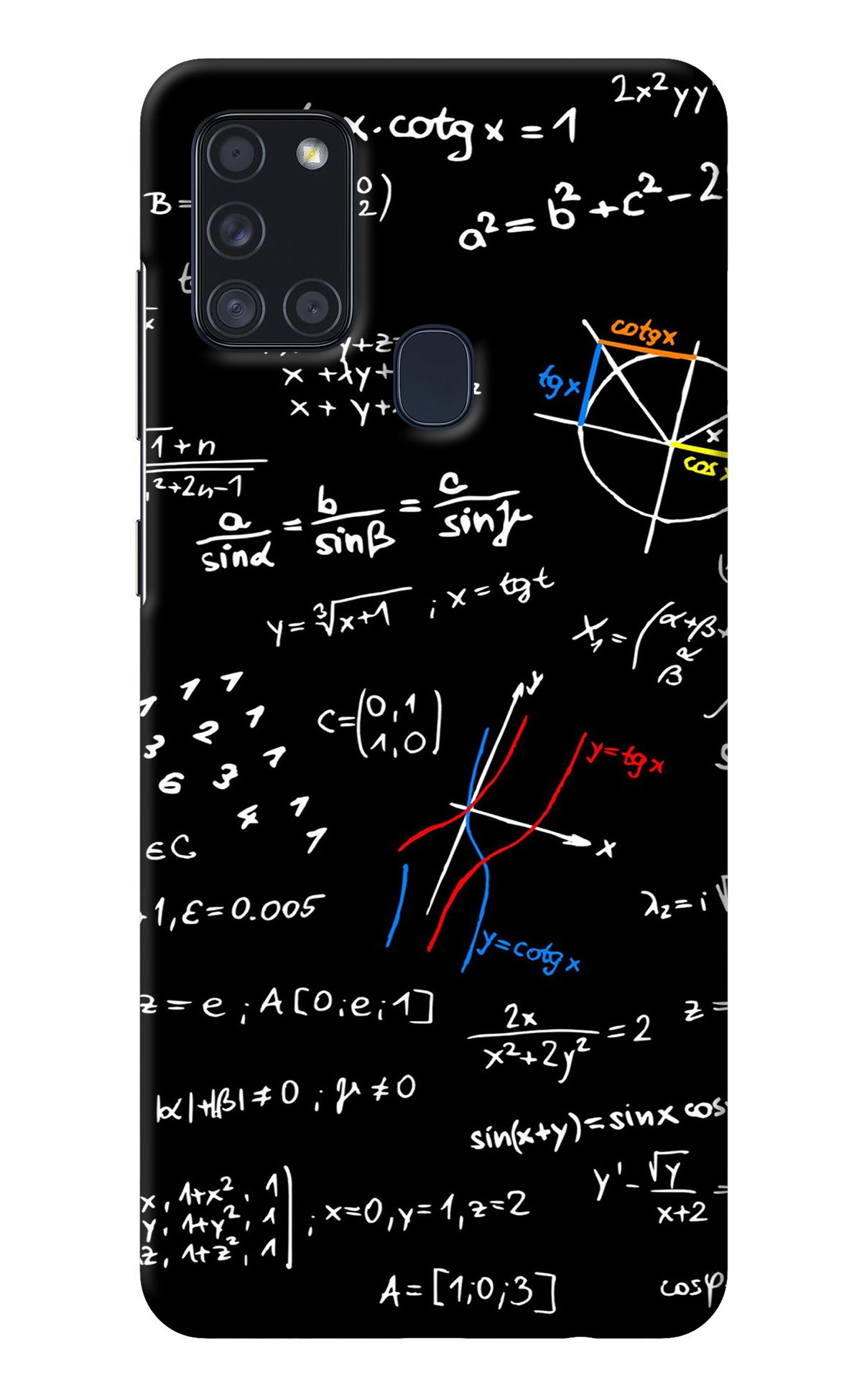 Mathematics Formula Samsung A21s Back Cover