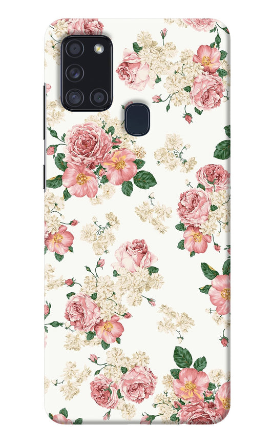Flowers Samsung A21s Back Cover