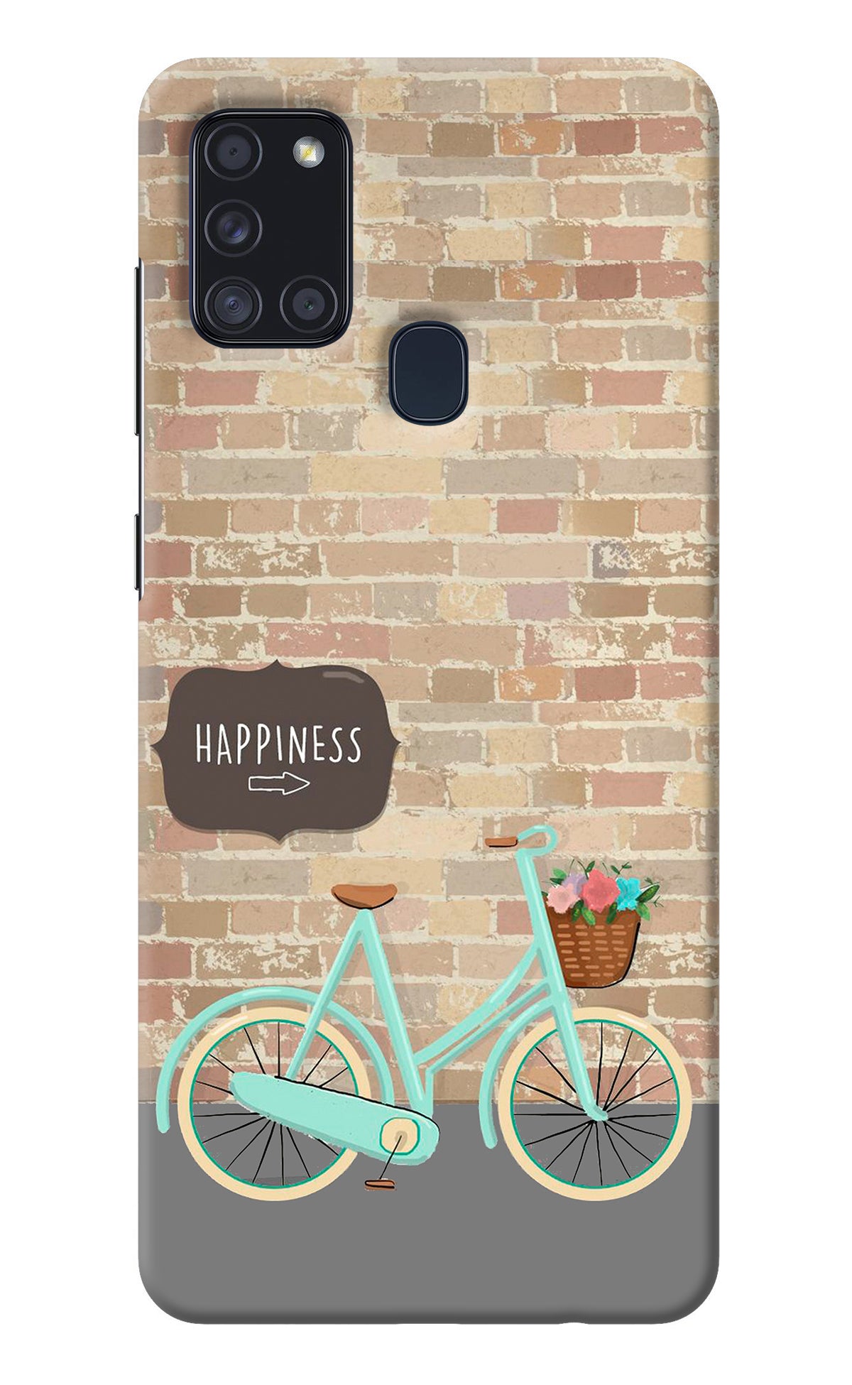 Happiness Artwork Samsung A21s Back Cover