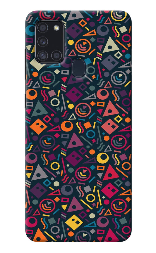 Geometric Abstract Samsung A21s Back Cover