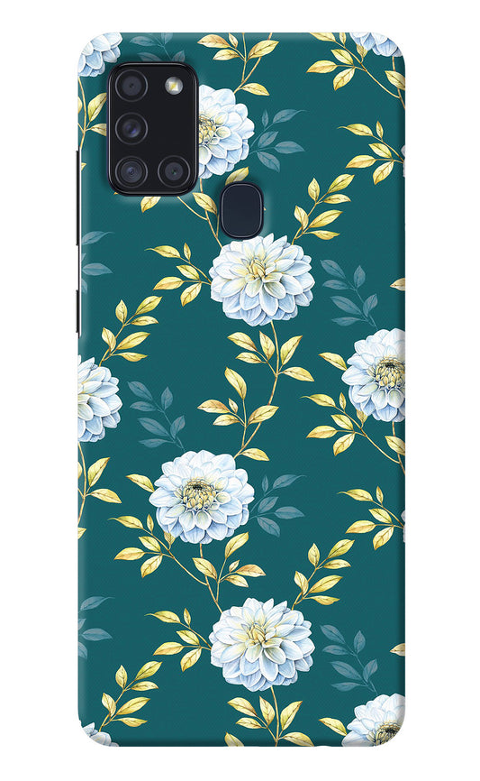 Flowers Samsung A21s Back Cover