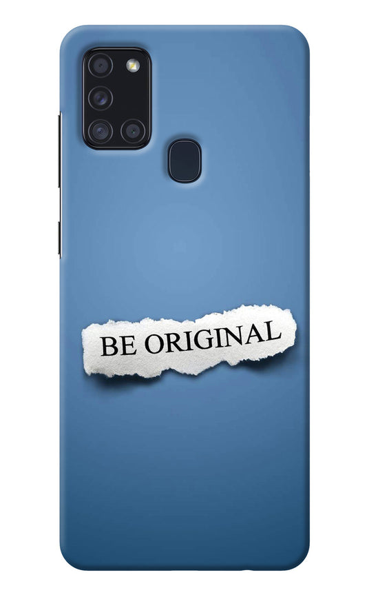 Be Original Samsung A21s Back Cover