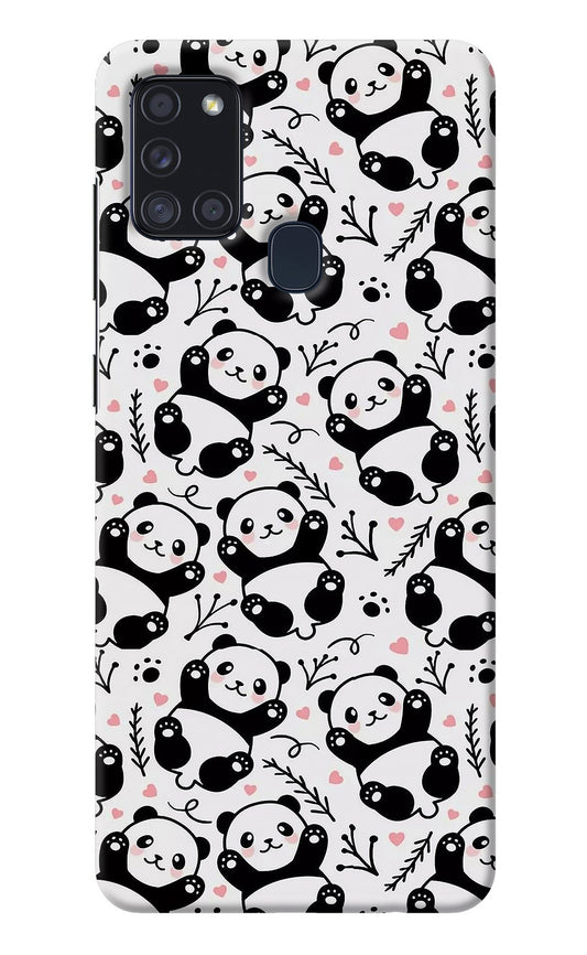 Cute Panda Samsung A21s Back Cover
