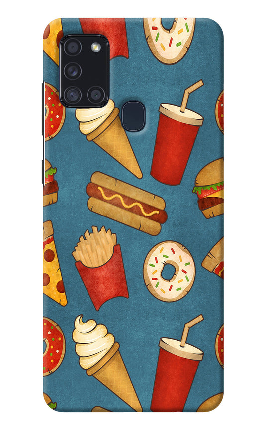 Foodie Samsung A21s Back Cover