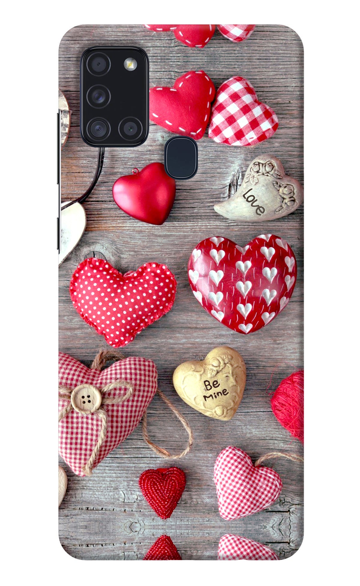 Love Wallpaper Samsung A21s Back Cover