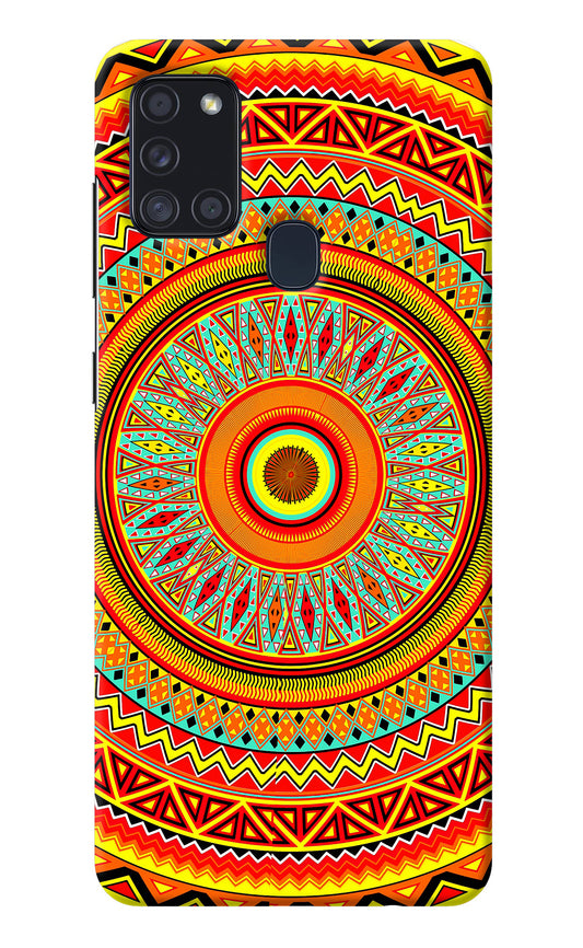 Mandala Pattern Samsung A21s Back Cover