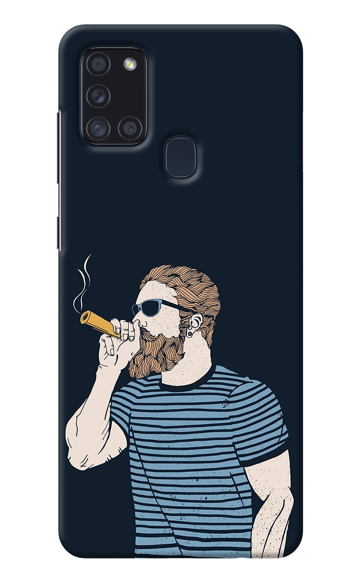 Smoking Samsung A21s Back Cover