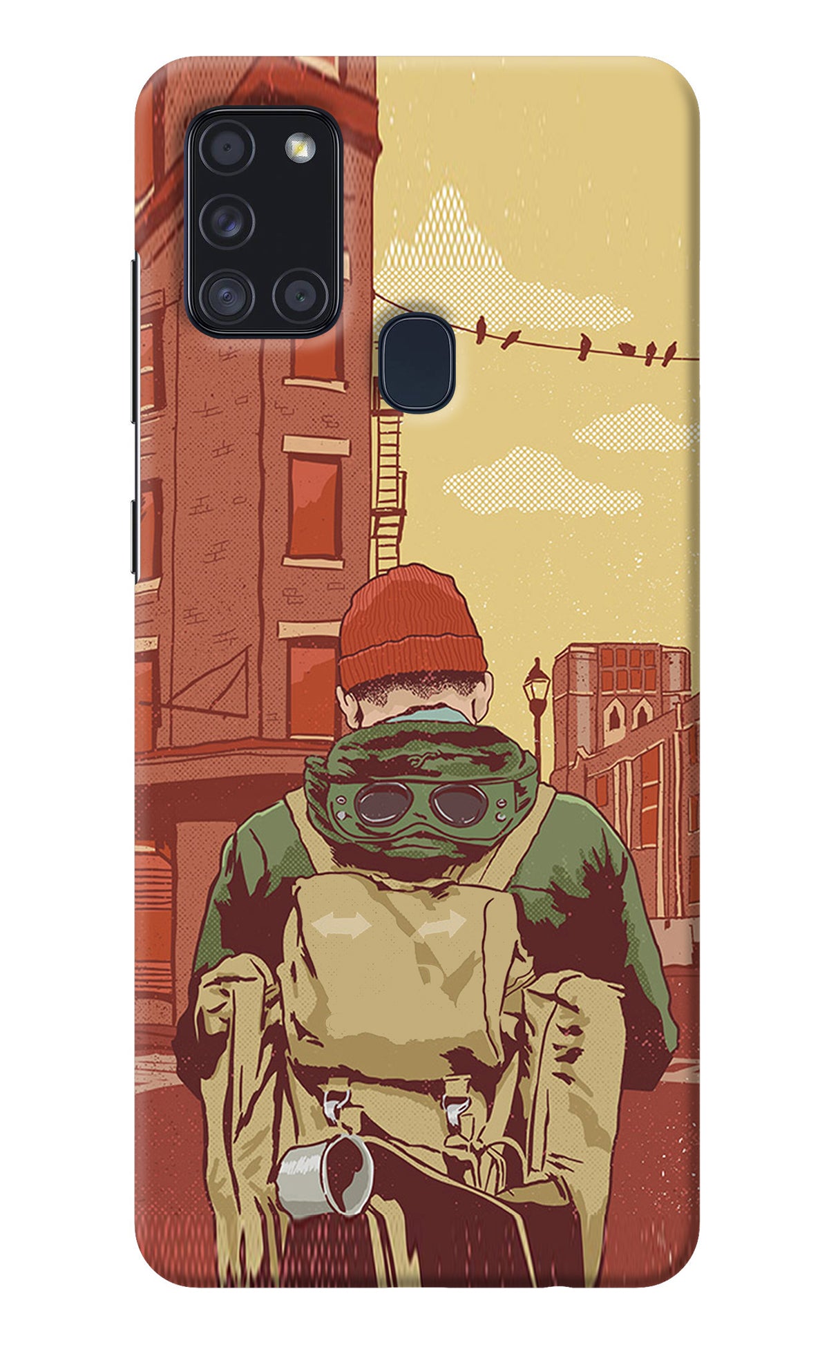 Adventurous Samsung A21s Back Cover