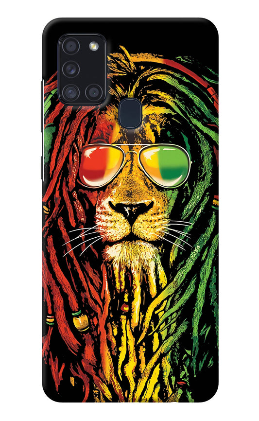 Rasta Lion Samsung A21s Back Cover