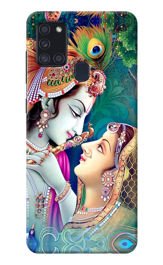 Lord Radha Krishna Samsung A21s Back Cover