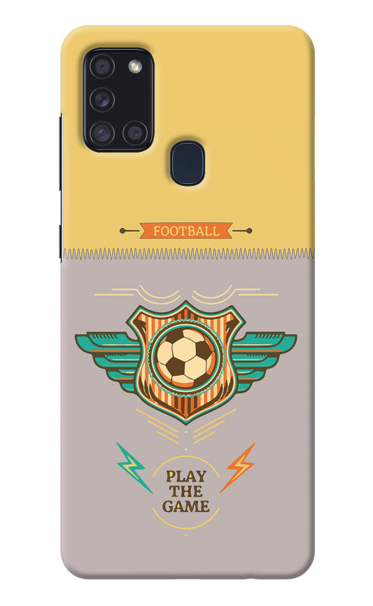 Football Samsung A21s Back Cover
