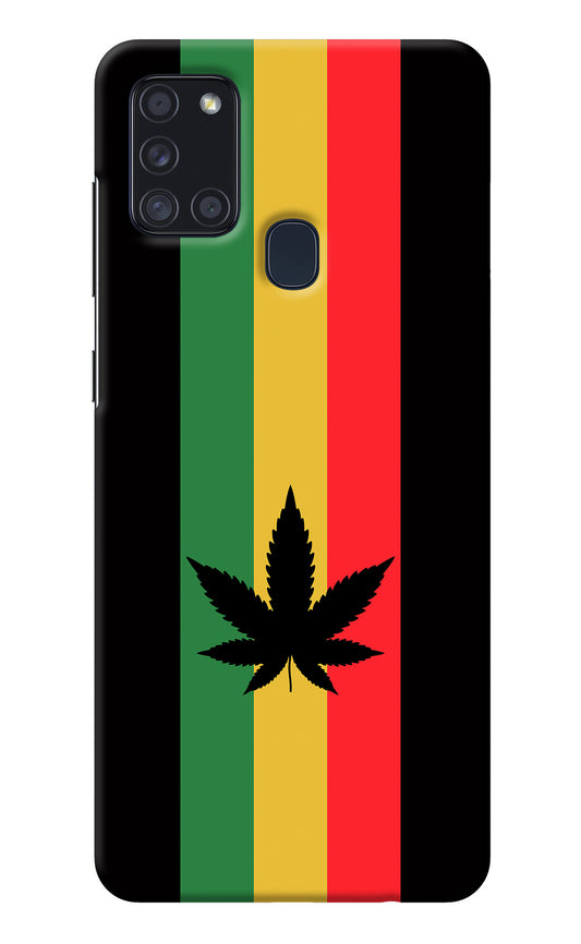 Weed Flag Samsung A21s Back Cover