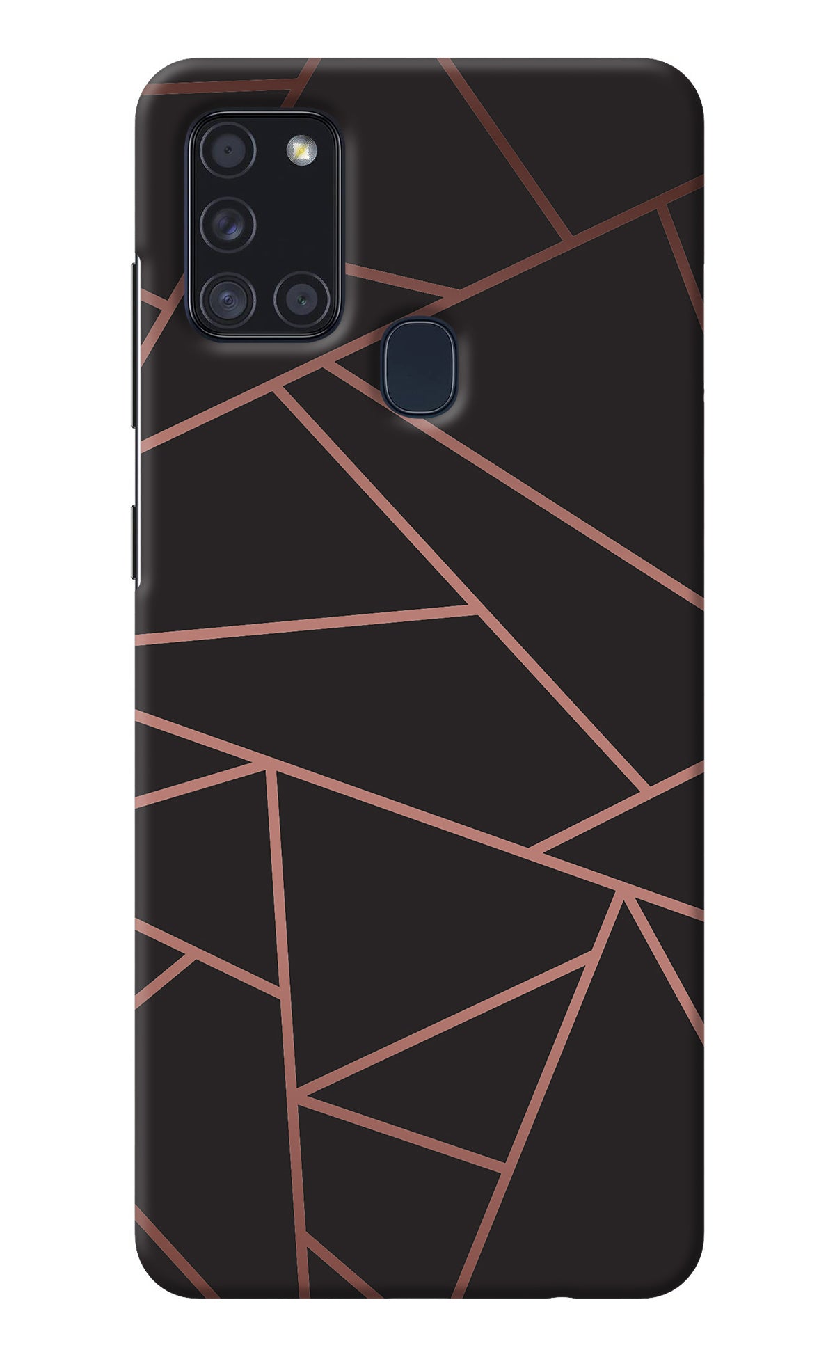 Geometric Pattern Samsung A21s Back Cover