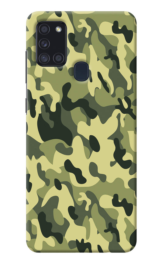Camouflage Samsung A21s Back Cover