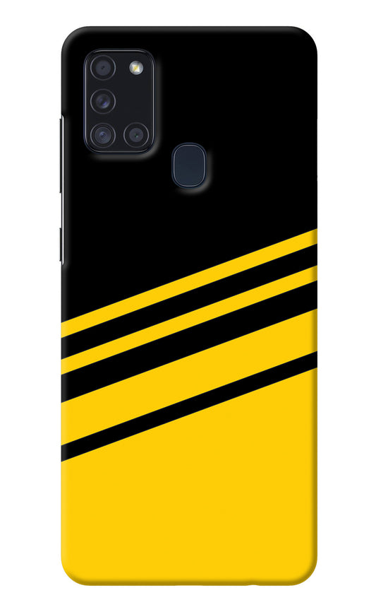 Yellow Shades Samsung A21s Back Cover