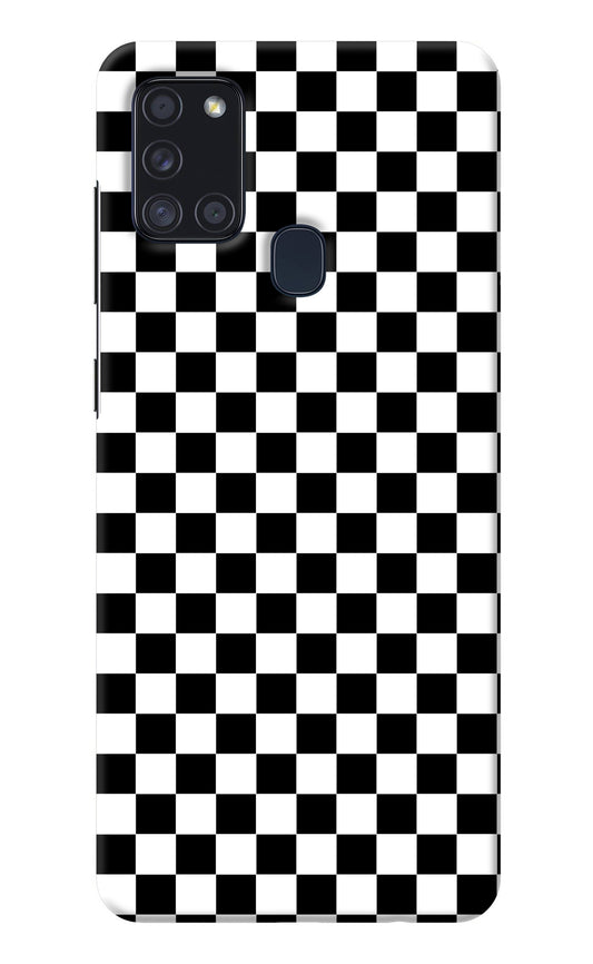 Chess Board Samsung A21s Back Cover