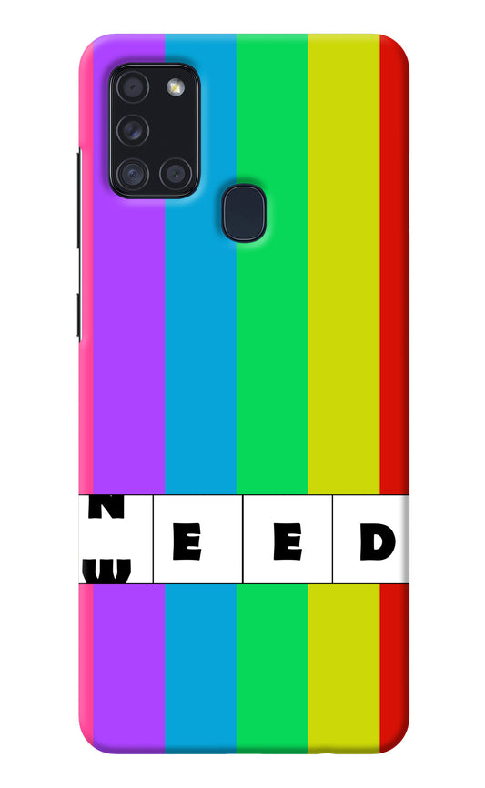 Need Weed Samsung A21s Back Cover